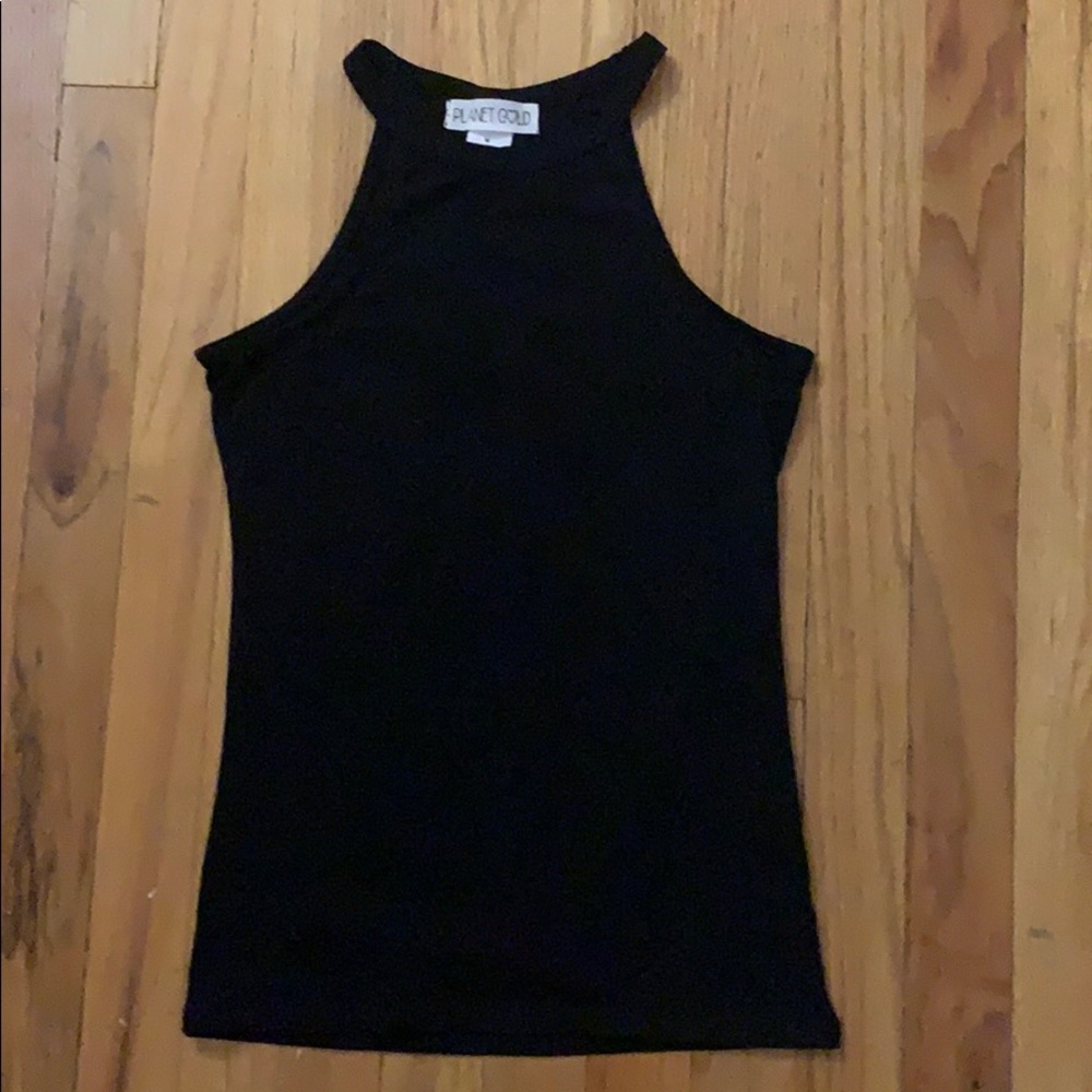 Planet Gold tank top
